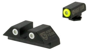 Night Fision Tritium Night Sights Glock 43 Green/Yellow Outline