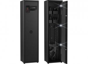Vaultek Safe RS500i WiFi Biometric Smart Rifle Safe, 54 x 14 x 11.7 inch, Black, RS500i-BK