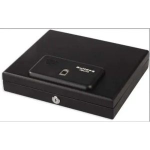 Bulldog BD4055B Magnum Top Load Pistol Safe Biometric Fingerprint ID 16 Gauge Steel Black