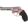 Charter Arms 52232 Pathfinder Lite 22 LR 6 Round 4.20 Stainless Pink Aluminum Black Rubber Grip