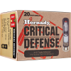 Ammo Deals of the Day 150 Hornady 86238 Critical Defense 410 Gauge 2.5 Lead 2 Round Balls/1 Slug 35 Cal/41 Cal 20rd BOX