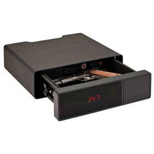 Hornady 98215 Rapid Night Guard RFID Access Code Key Entry Black Steel Holds 1, Handgun 3 in H x 12 in W x 10.50 in D , Gun Safe