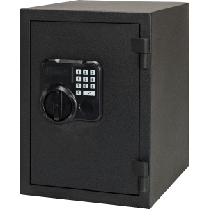 Hornady 95407 Fireproof Keypad Key Entry Black Powder Coat Black Holds 2, Handguns Steel , Gun Safe