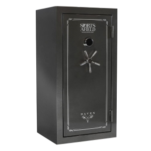 Sports Afield SECSA5930HX Haven Electronic Keypad/Key Entry Dark Gray Metallic Steel Holds 36 + 6 59 in H x 30 in W x 25 in D Fireproof- Yes , Gun Safe