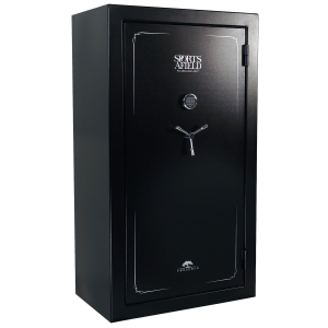 Sports Afield SECSA5940P Preserve SA5940P Keypad/Key Entry Black Textured Steel Holds 40 + 8 59 in H x 40 in W x 22 in D Fireproof- Yes , Gun Safe