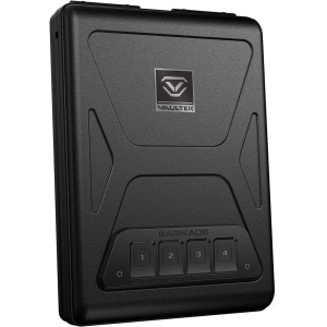 Vaultek BKD1D-SB Barikade Series 1 Non-Biometric Compacted Pistol Safe, Black