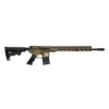 Great Lakes Firearms AR-15 Rifle, .450 Bushmaster, 18" 4150 CRMOV Barrel, 15.25" M-LOK Rail, 6 Position M4 Stock, Burnt Bronze Cerakote- GL15450 BRZ
