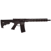 Plum Crazy Semi-Auto 5.56 NATO AR-15 Rifle, 16" 1:8 Twist, 15" M-LOK Rail, 6 Position Stock, A2 Grip, 30 Rd Mag - Black - PlumCrazy, ETAGPCG2556ML15C