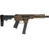 CMMG Banshee MK10 10A570F-MB Pistol, 10mm, 8" Barrel, 15rd, Semi-Auto, Radial Delayed Blowback, Midnight Bronze, Threaded Barrel, RipBrace.