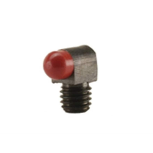 Bradley Standard Shotgun Bead Front Sight, .125" Diameter, M2.5x.045 Thread Red