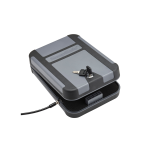 SnapSafe Treklite Pistol Safe with Keyed Lock Black