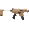 Sig Sauer MPX Copperhead 9mm Luger Pistol 3.5" Barrel 20+1 Round Coyote Frame Coyote Pistol Brace