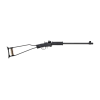 Chiappa Little Badger Single Shot Rifle 22 Long Rifle 16.5" Black Threaded Barrel Black Frame Black Skeleton Stock