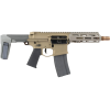 Q Honey Badger 300 AAC Blackout (7.62x35mm) Pistol 7" Threaded Barrel 30+1 Round Black Pistol Brace