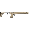 Kel-Tec SUB-2000 SK2 Semi-Automatic Rifle 5.7x28mm FN 16.15" Black Threaded Barrel Tan Frame Tan Folding Stock