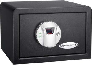 Barska Compact Biometric Gun Safe Black 12x8x7.75in w/ Motorized Lock