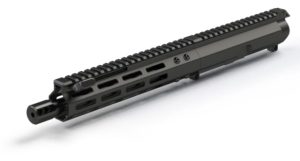 FM Products FM-9 AR 9mm Forward Charging Upper Receiver w/ Micro Brake 9x19mm Parabellum 10 inch 8.5in Barrel Blast Diffuser Black