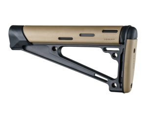 Hogue AR-15/M-16 OverMolded Fixed Buttstock - Fits A2 Buffer Tube Flat Dark Earth