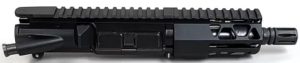 Moriarti AR-15 5mm NATO 5 inch Upper Receiver Medium Micro Length 1-5 Twist 1/2x28 A2 Flash Hider Nitride