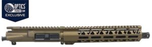 OP Exclusive Moriarti AR-15 Upper Receiver Assembly 5.56x45mm 10.5in Carbine Government M-LOK 1-7 1/2x28 Diamond Cut Free-Float Handgrd A2 Flash Hider