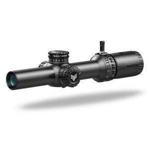 Swampfox Arrowhead LPVO LPVO Rifle Scope 1-8x24mm 30mm Tube Second Focal Plane MOA Reticle Black