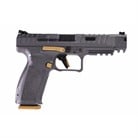 Canik Sfx Rival 9mm 18+1 Pistol W/Gold Accent - Sfx Rival 9mm Luger 5'''' Bbl (2)18rd Mags Rival Grey