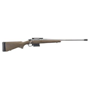 Ruger Hawkeye Long Range Hunter 6.5 Creedmoor 22" 5rd Bolt Action Rifle, Brown Speckled - 47198