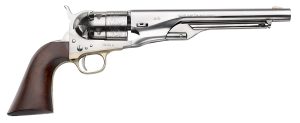 Pietta 1860 Army Old Silver .44 Cal 8" 6rd Revolver, Old Silver - PF60OS448