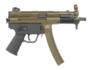 HK SP5K PDW 5.83" 9mm Pistol, Patriot Brown