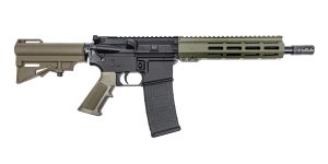 PSA 10.5" Pistol-Length 300AAC Blackout Nitride 9" Lightweight Hex M-Lok Classic HAR-15 Pistol, ODG