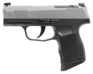 Sig Sauer P365 9mm Pistol 3.1" 10rd, Stainless Steel / Black - 365-9-SXR3P