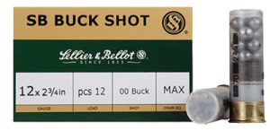 Ammo Deals of the Day 152 Sellier & Bellot 2.75" 12 Gauge Ammo 00 Buck 12 Pellets, 10/box - SB12BSE