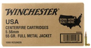 Ammo Deals of the Day 135 Winchester 5.56 Bulk Ammo 55 Gr FMJ, 1000rds - WM1931000