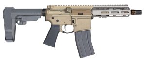Q LLC Sugar Weasel .300 Blackout Semi-Automatic AR Pistol, FDE - SW-300BLK-7-PISTOL