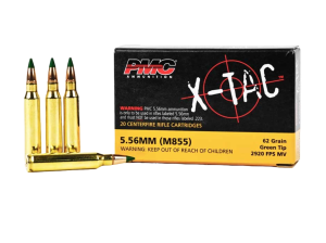 PMC X-Tac 5.56 Ammo 62 Gr LAP 20rds - 556k