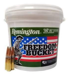 Ammo Deals of the Day 85 Remington UMC Freedom Bucket 150 gr FMJ 300 Blackout Ammunition, 160 Rounds - L300AAC2BC