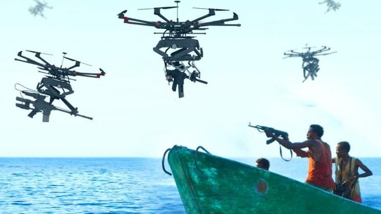 A Machine Gun Toting Drone - Seriously! 1 A Machine Gun Toting Drone - Seriously! 1