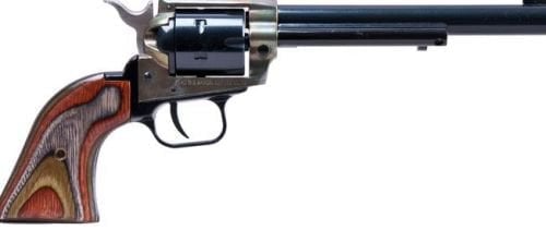 Heritage Arms Rough Rider 22 pistol. A cheap cowboy six shooter that is fun and won't cost too much.