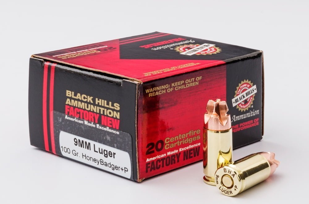 Honeybadger 9mm Ammunition, is the most vicious self defense 9mm ammo that money can buy? Get the best 9mm ammunition here.