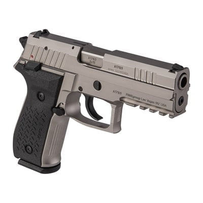 Ares ReX Zero 1S Nickel: A beautiful handgun made from machined billet aluminum and barstock steel.