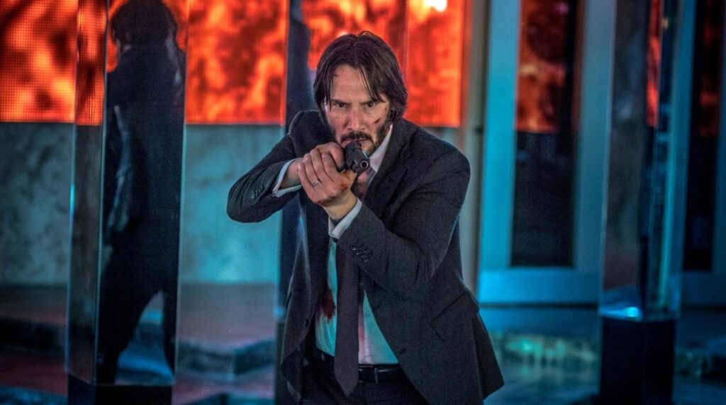 John Wick: Chapter 2 movie poster featuring Keanu Reeves