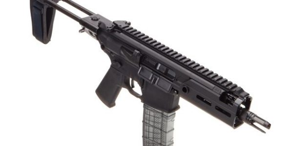 Sig Sauer Rattler MCX PSB 300 Blackout, designed for concealed carry with stable twin-prong rear brace