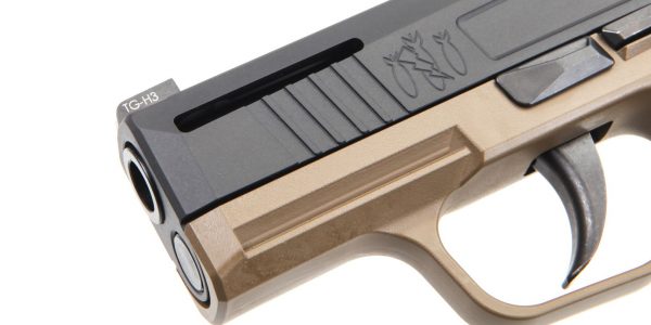 New Flat Dark Earth Danger Close Armament Sig Sauer P365 Signature Pistol for sale