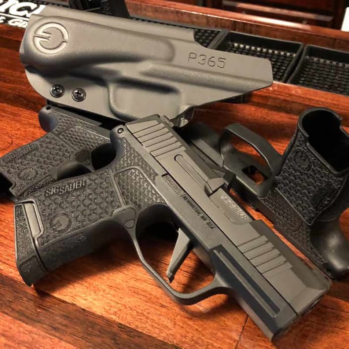 Grayguns Sig Sauer P365 Nitron. This is the custom Sig P365 that Halle Berry uses in John Wick 3.