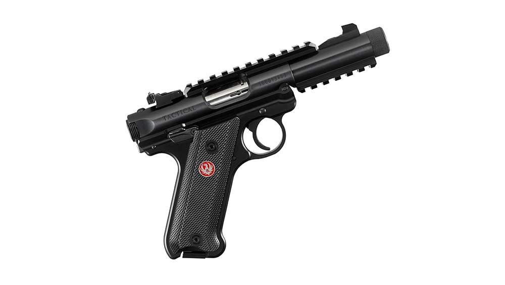 Ruger Mark 4 Tactical. A great semi-auto pistol chambered in 22LR. Get yours today.