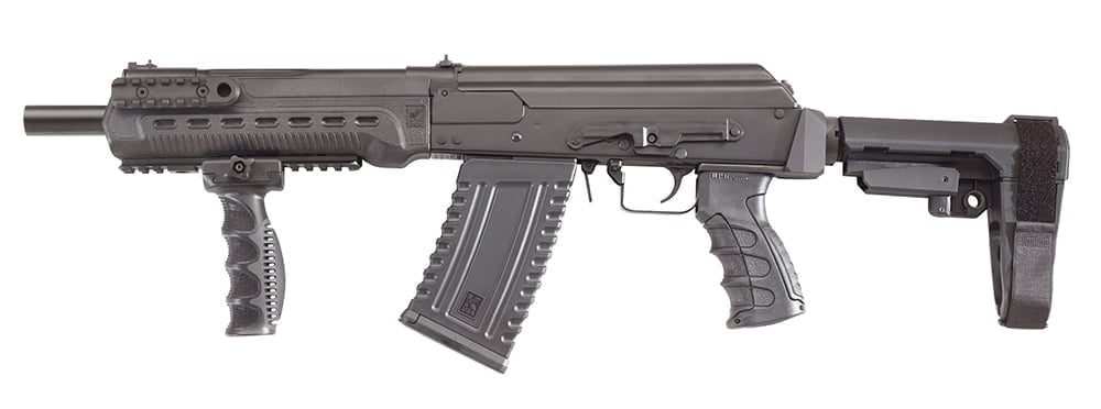 Kalashnikov Komrad AK-style shotgun with a short barrel