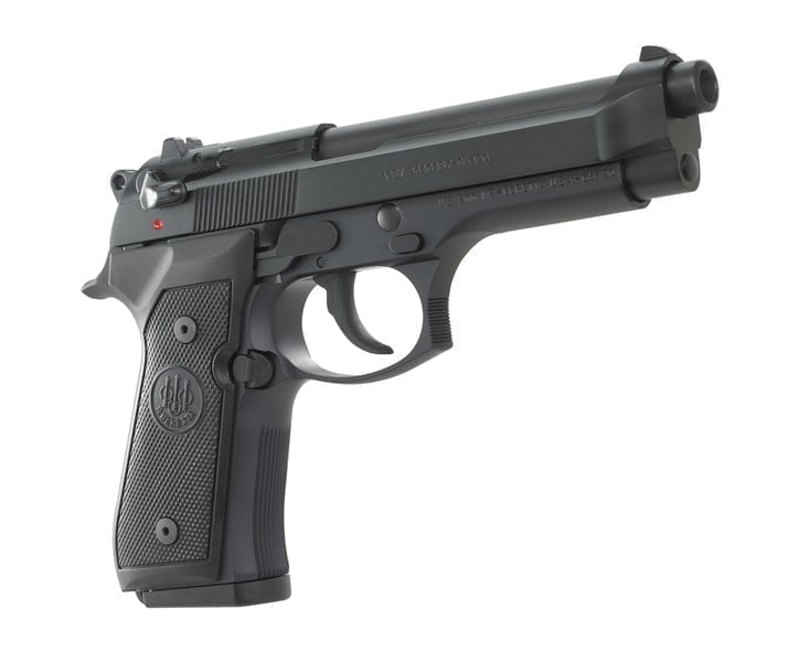 Beretta 92, also known as the Beretta M9 in military spec. Get yours.