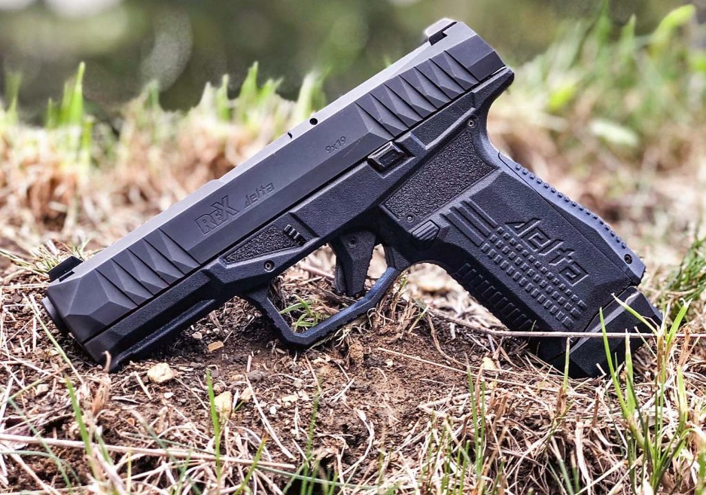Rex Delta: A Glock 19 rival and one of the best compact 9mm handguns for sale.