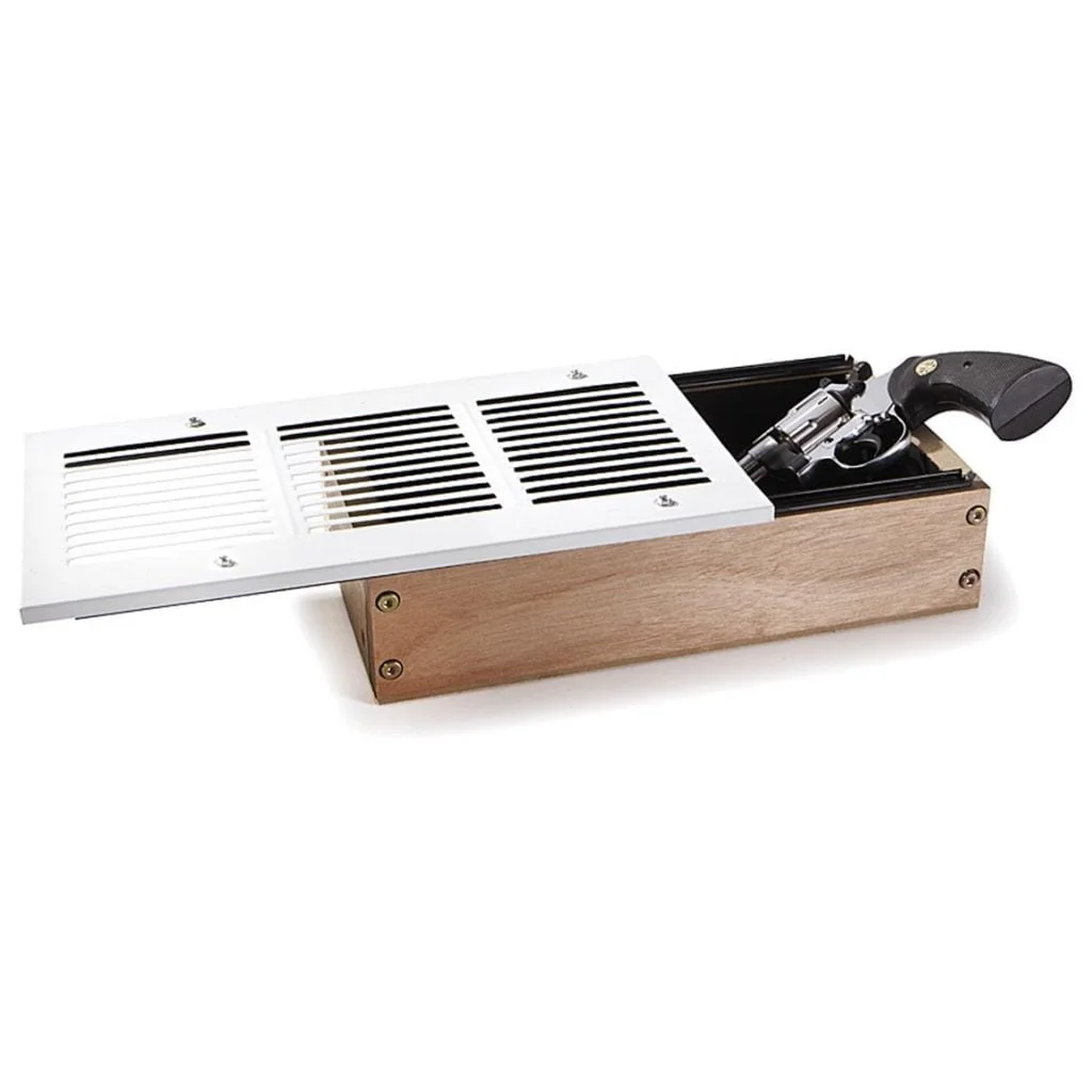 HIdden vent gun safe, a concealed gun safe that could save your life.