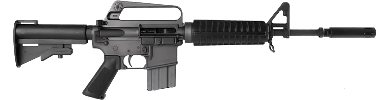 Colt Retro Carbine.. A retro rifle, a tribute to the Colt Commander that the US Special Operations outfits took to war in Vietnam. Buy yours now.